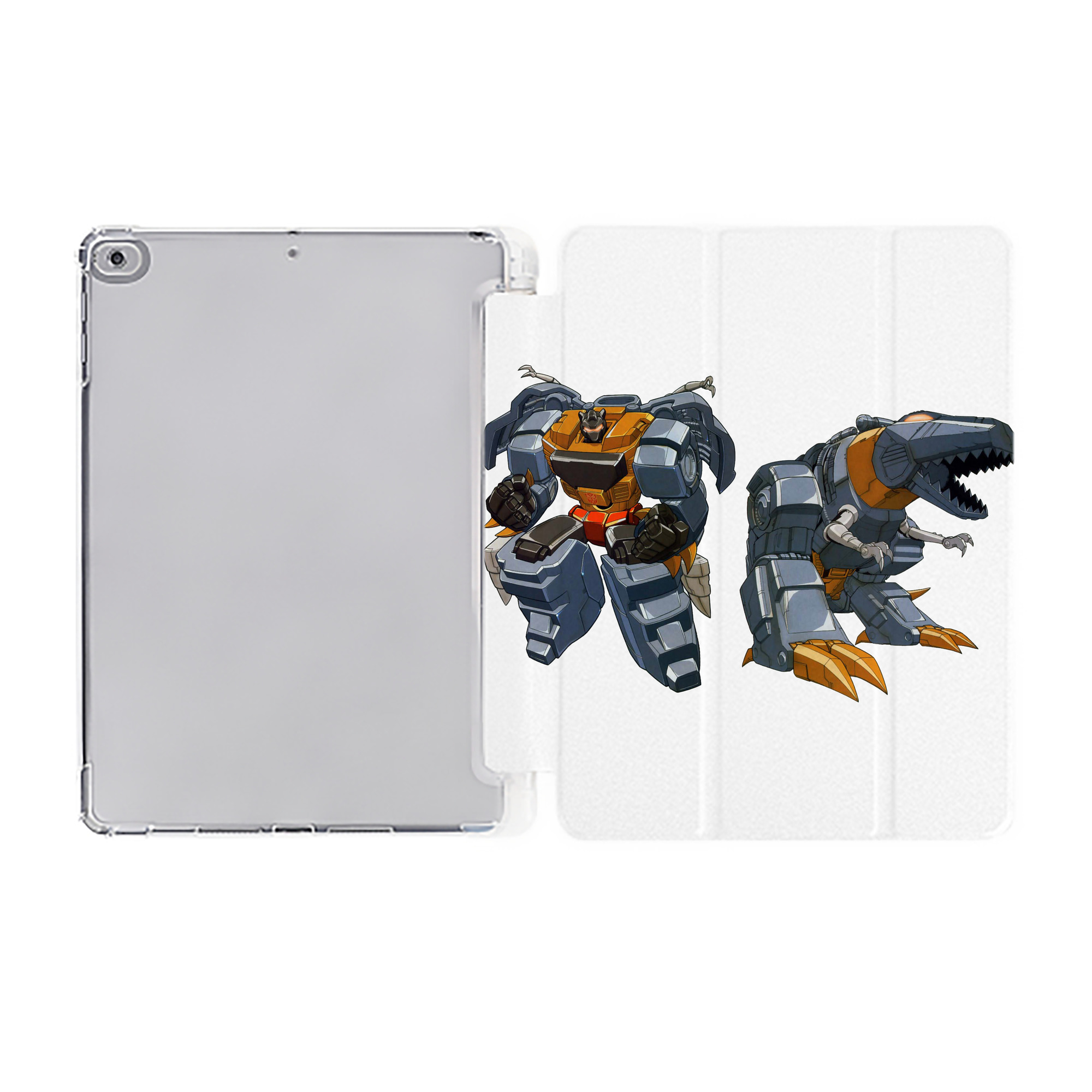（画像用）  IPad ケース ペン収納付き 三つ折りスタンド PUレザー×シリコン 対応機種9.5/10.5/10.9インチ